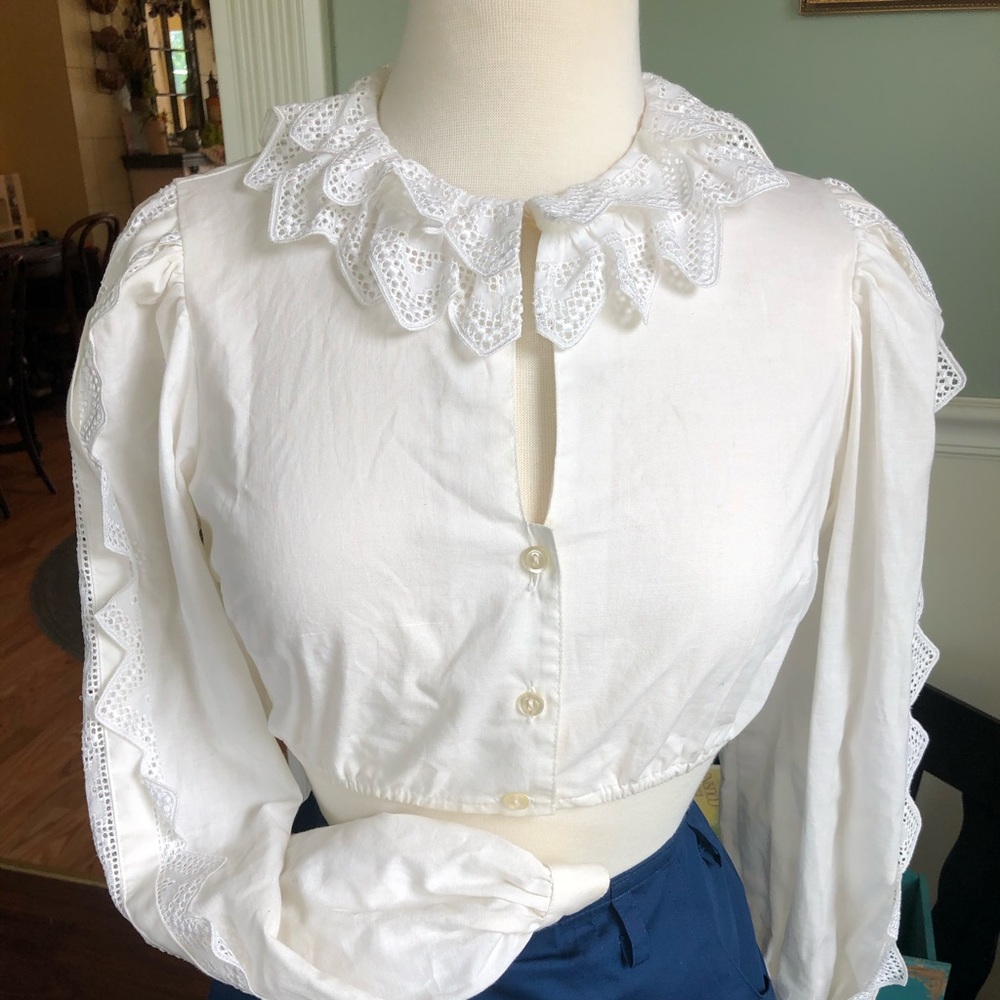 Austrian dirndle blouse